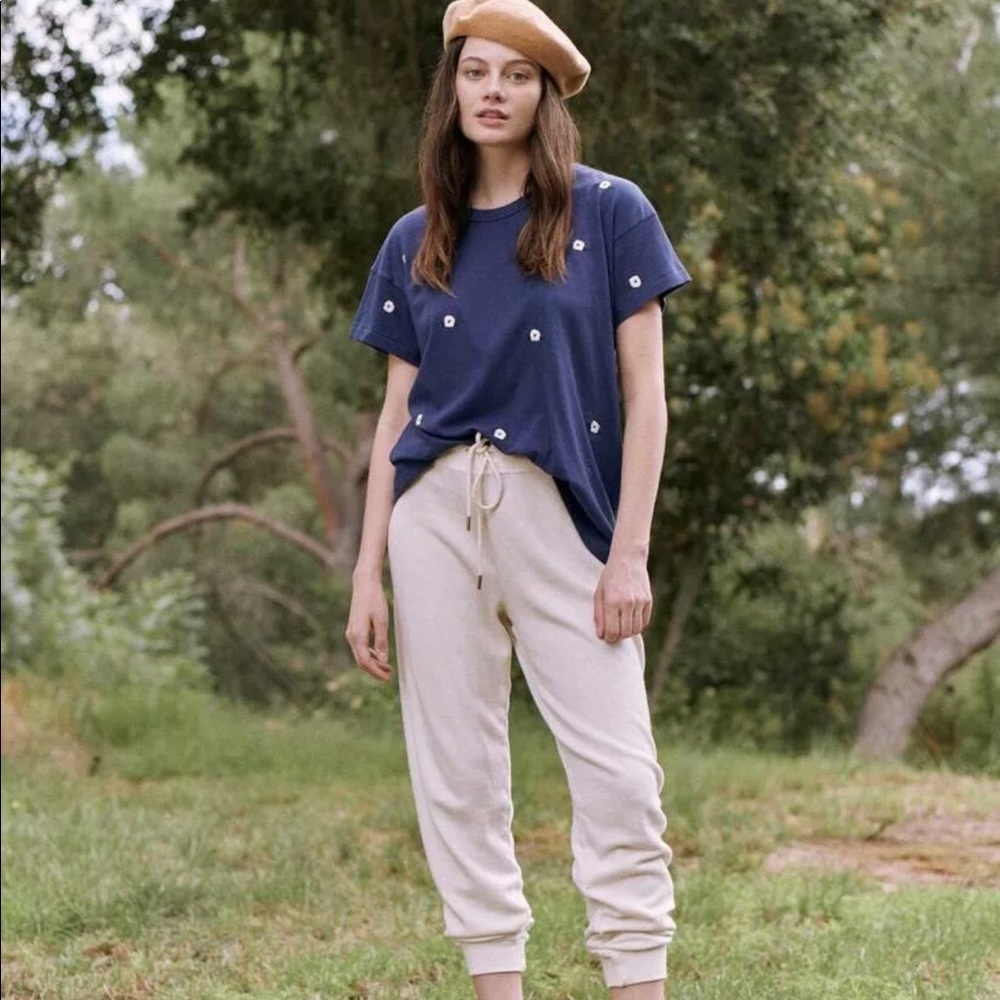 NWT The Great Embroidered Boxy Crew Tee sz 1/S